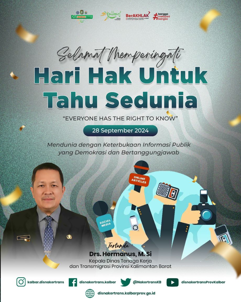 Memperingati Hari Hak Untuk Tahu Sedunia